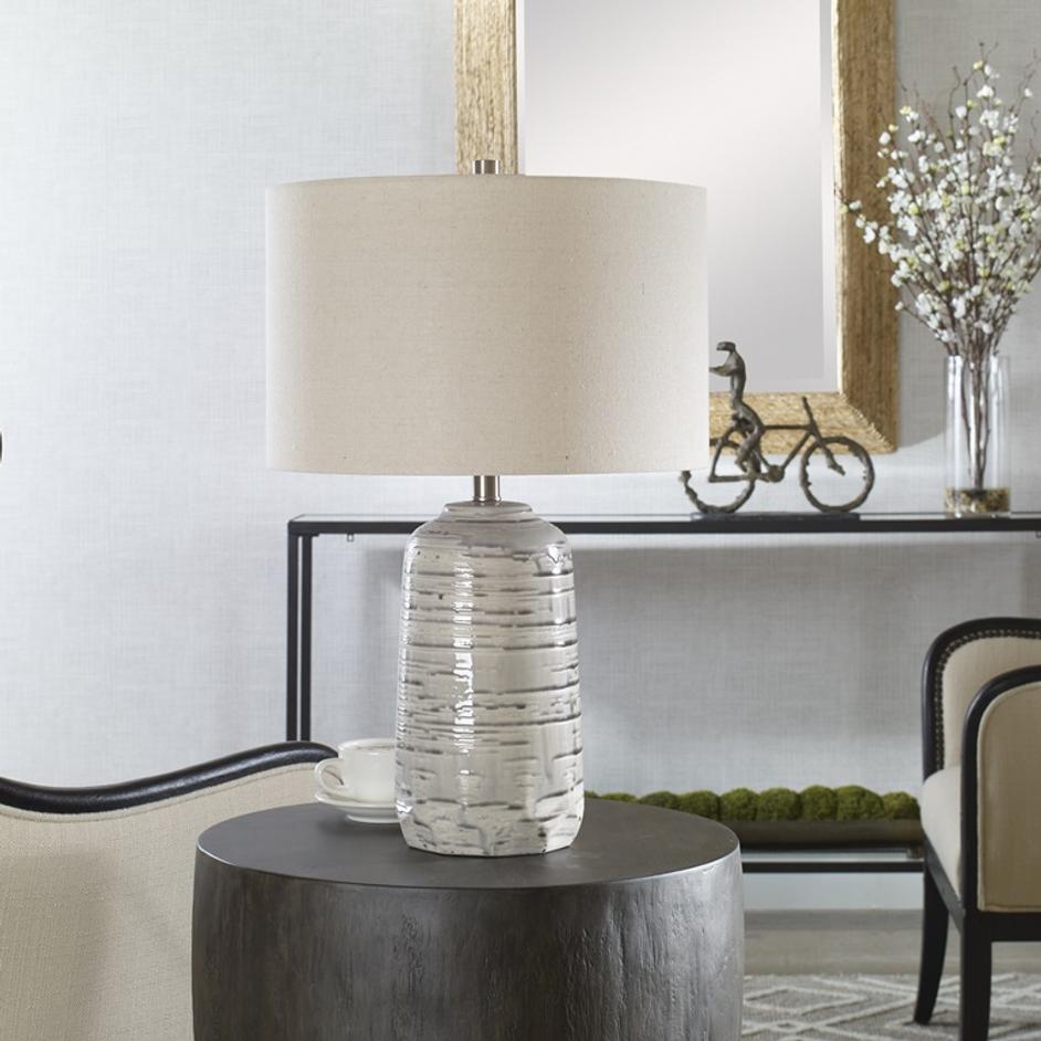 Cyclone Ivory Table Lamp by Uttermost