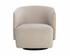 SARINA SWIVEL LOUNGE CHAIR - MEG TAUPE / MEG GOLD by Sunpan