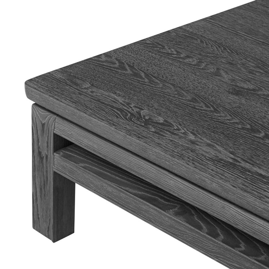 Oman Coffee Table - Rustic Black Veneer by Four Hands