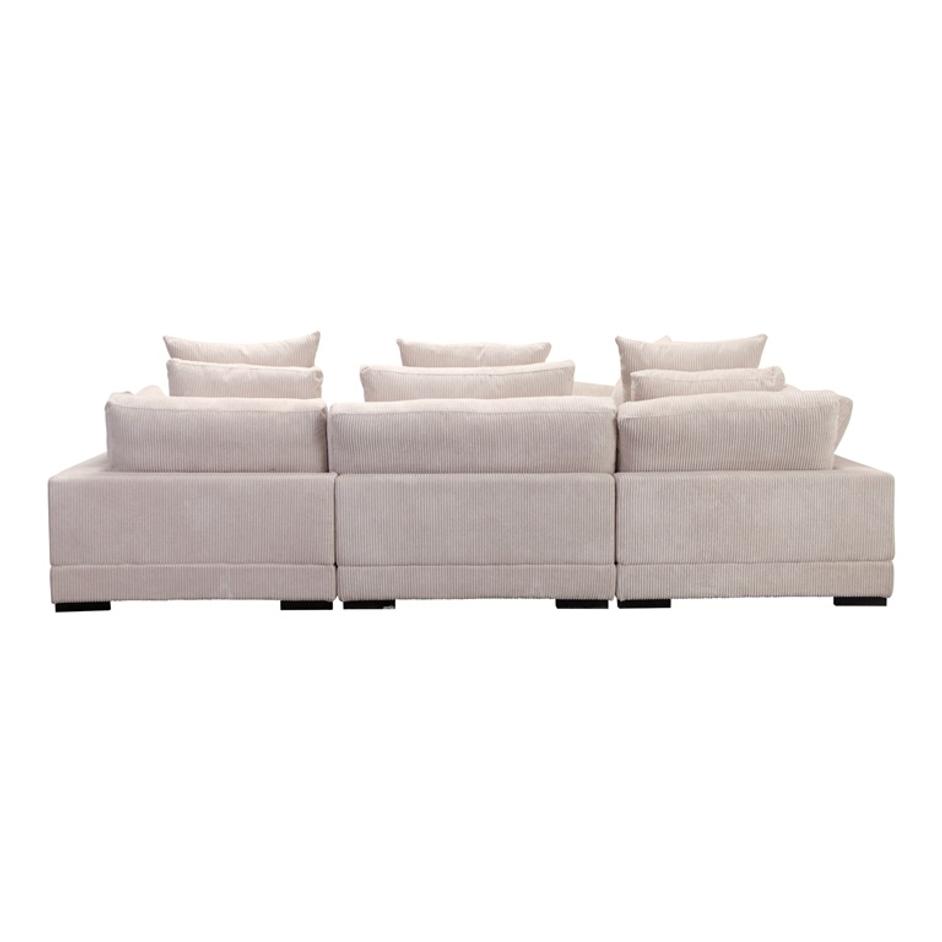 TUMBLE CLASSIC L MODULAR SECTIONAL CAPPUCCINO by Moes Home