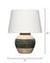 Bernard Ceramic Table Lamp with Linen Shade by Jamie Young