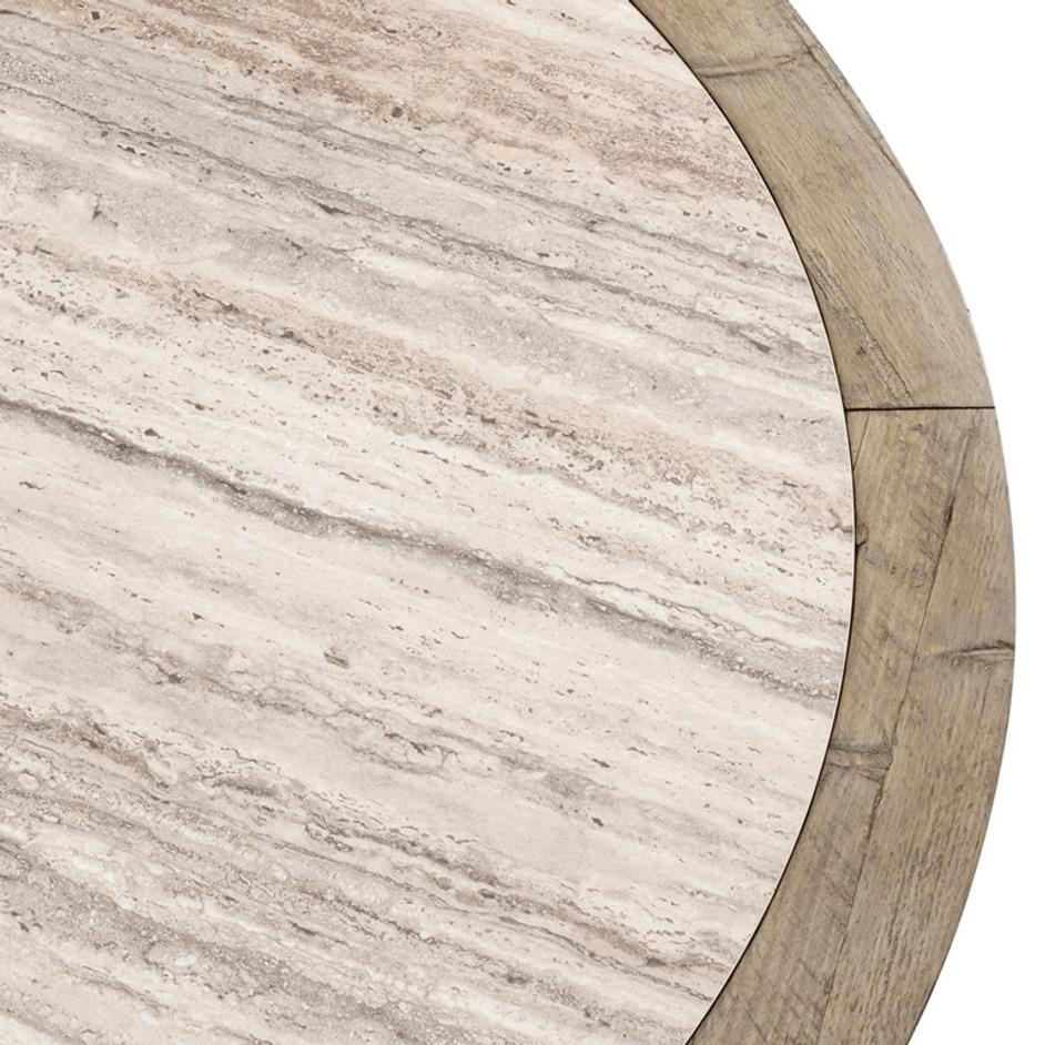 Talbot 55" Round Dining Table Natural by Classic Home