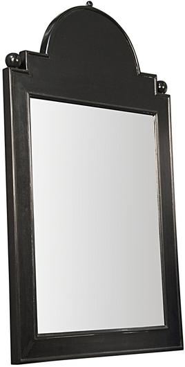 Jess Mirror, Hand Rubbed Black by Noir Furniture