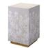 Garland Floral Accent Side Table, Dove by Jamie Young