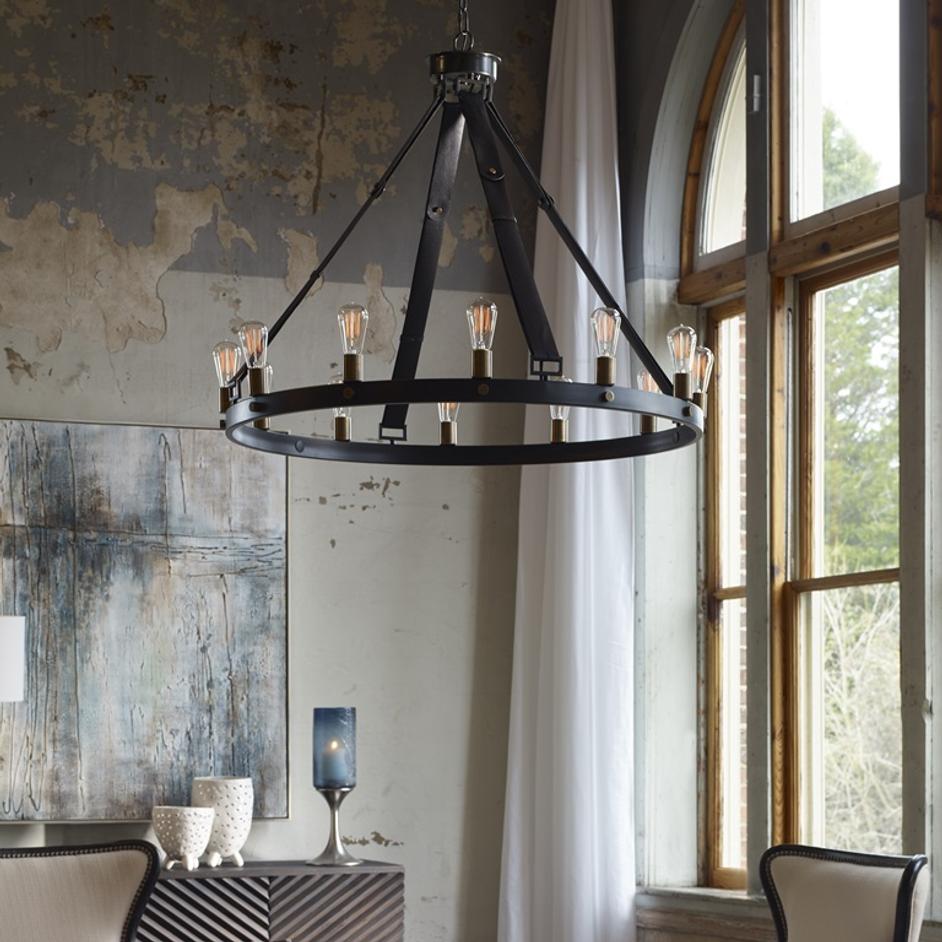 Marlow 12 Light Circle Chandelier by Uttermost