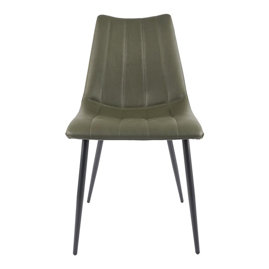 ALIBI DINING CHAIR DARK GREEN-M2 by Moes Home