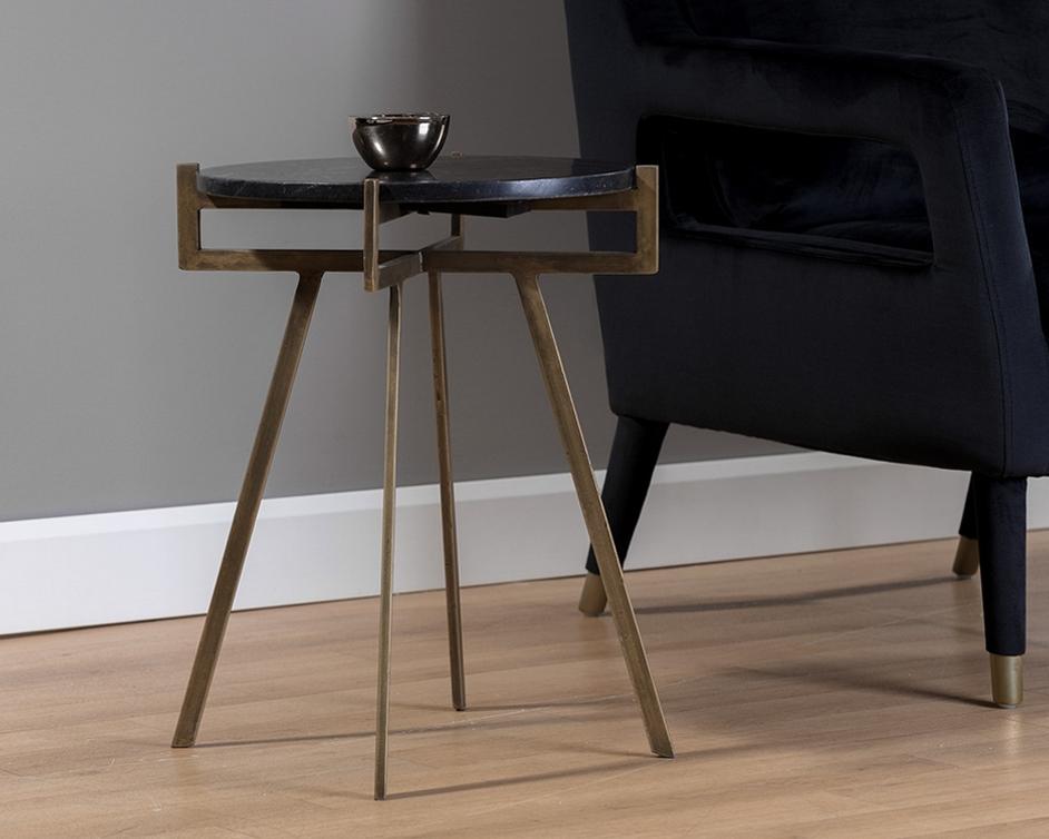 Anak Side Table - Black by Sunpan