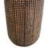 Atalia KD Reclaimed Teak Side/ End Table w/ Steel Tray Top, Antique Copper  by New Pacific Direct