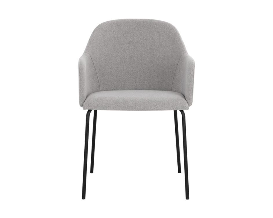 HENSLEY DINING ARMCHAIR - MINA WARM GREY by Sunpan