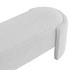Felicia Fabric Bench, Boucle Beige by New Pacific Direct