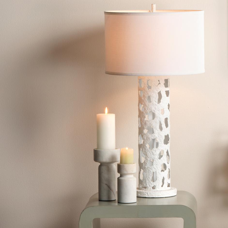Daphne Marble Candleholder by Jamie Young