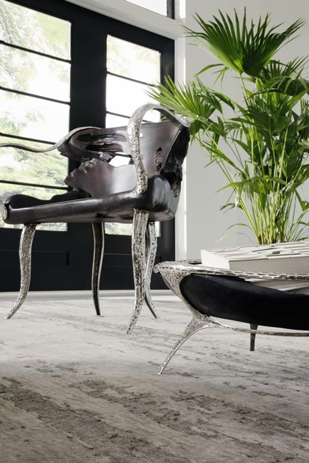 Graven Table Top Bowl, Black and Stainless Steel by Phillips Collection