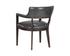 BRYLEA DINING ARMCHAIR - BROWN - BRENTWOOD CHARCOAL LEATHER by Sunpan