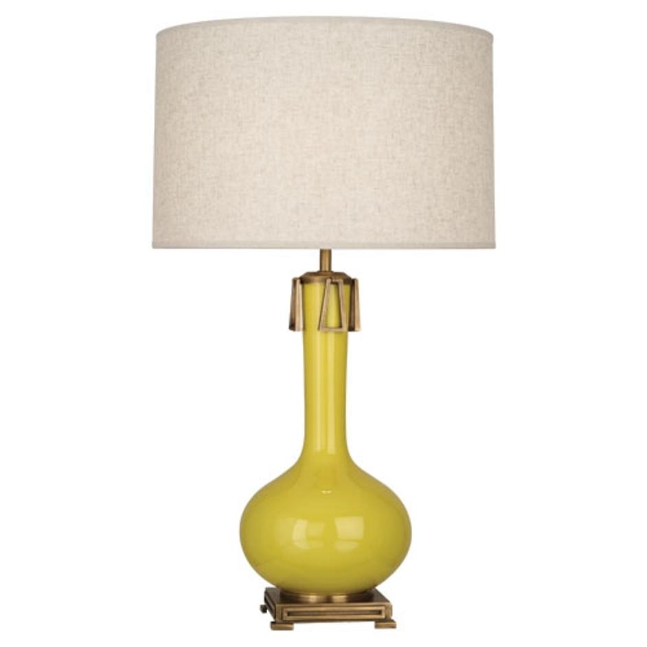 Citron Athena Table Lamp by ROBERT ABBEY