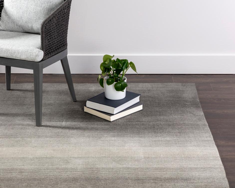 BRISBANE HAND-WOVEN RUG - GREY - 8' X 10' by Sunpan