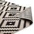 Oliveros  Geometric Diamond Trellis 8X10 Indoor And Outdoor Area Rug In Black And Beige by Modway Furniture
