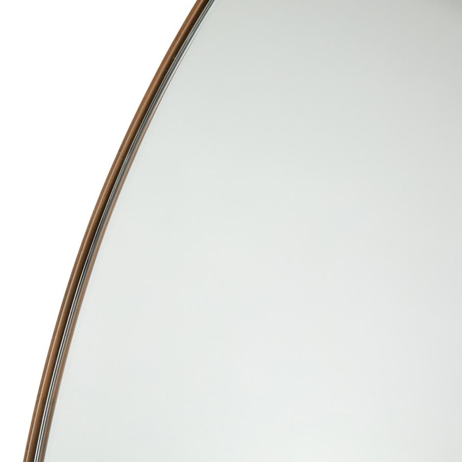 Georgina Floor Mirror In Polished Brass by FOUR HANDS