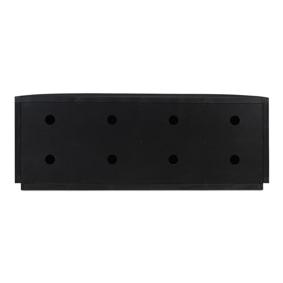 Nicola Media Cabinet Black by Moes Home