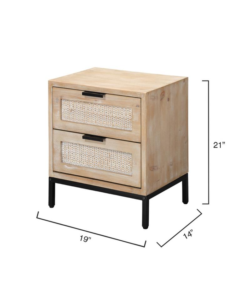 Reed 2 Drawer Side Table by Jamie Young