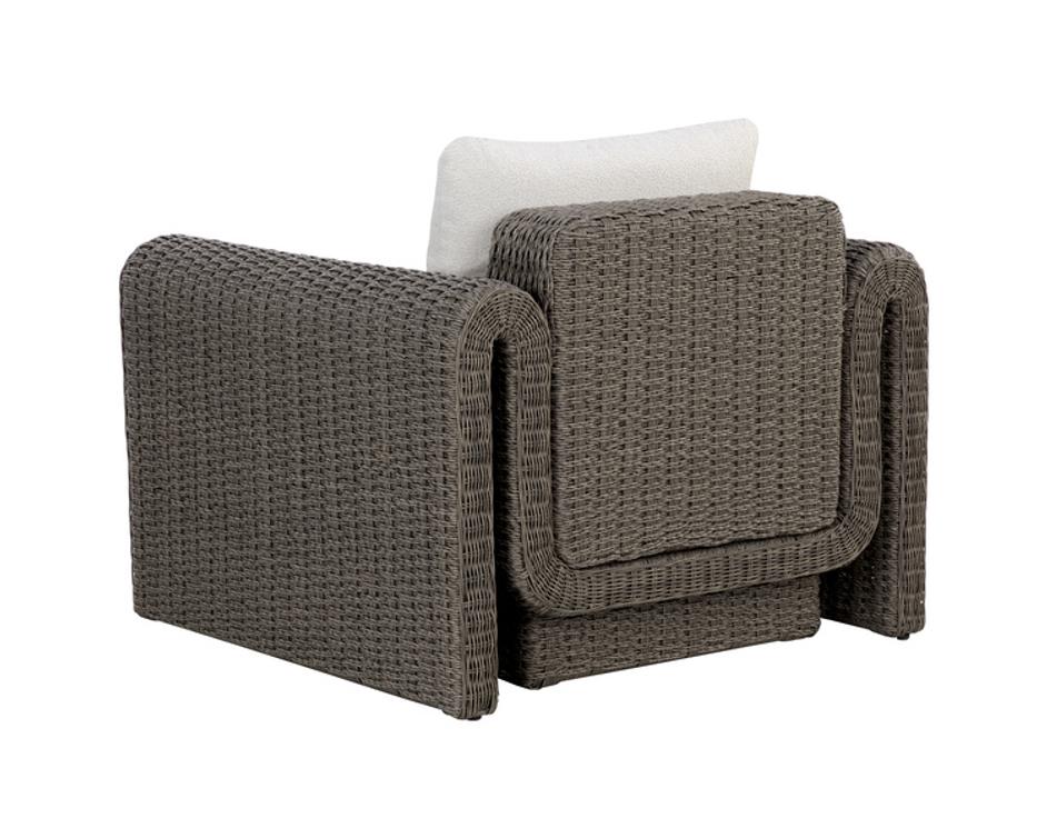 TIBI ARMCHAIR - GREY - LOUIS CREAM by Sunpan