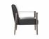 EARL LOUNGE CHAIR - ASH GREY - BRENTWOOD CHARCOAL LEATHER by Sunpan