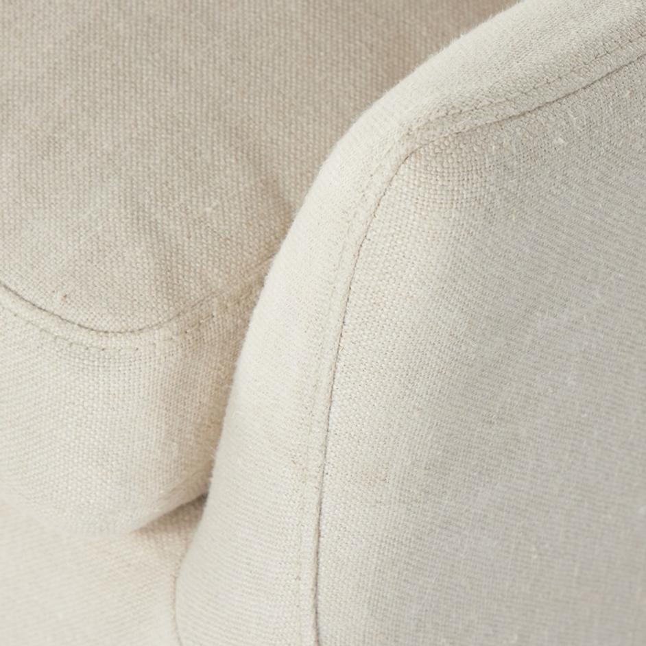 Monette Slipcover Dining Chair In Natural by FOUR HANDS
