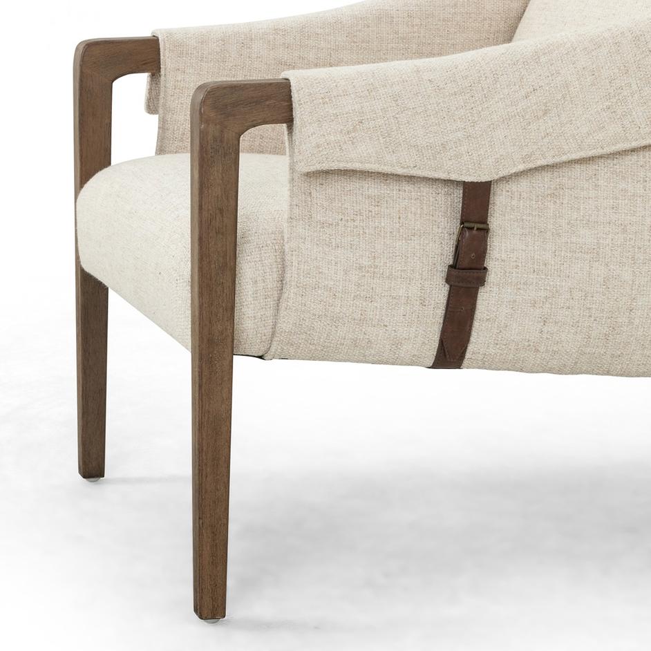 Bauer Chair-Thames Cream by FOUR HANDS