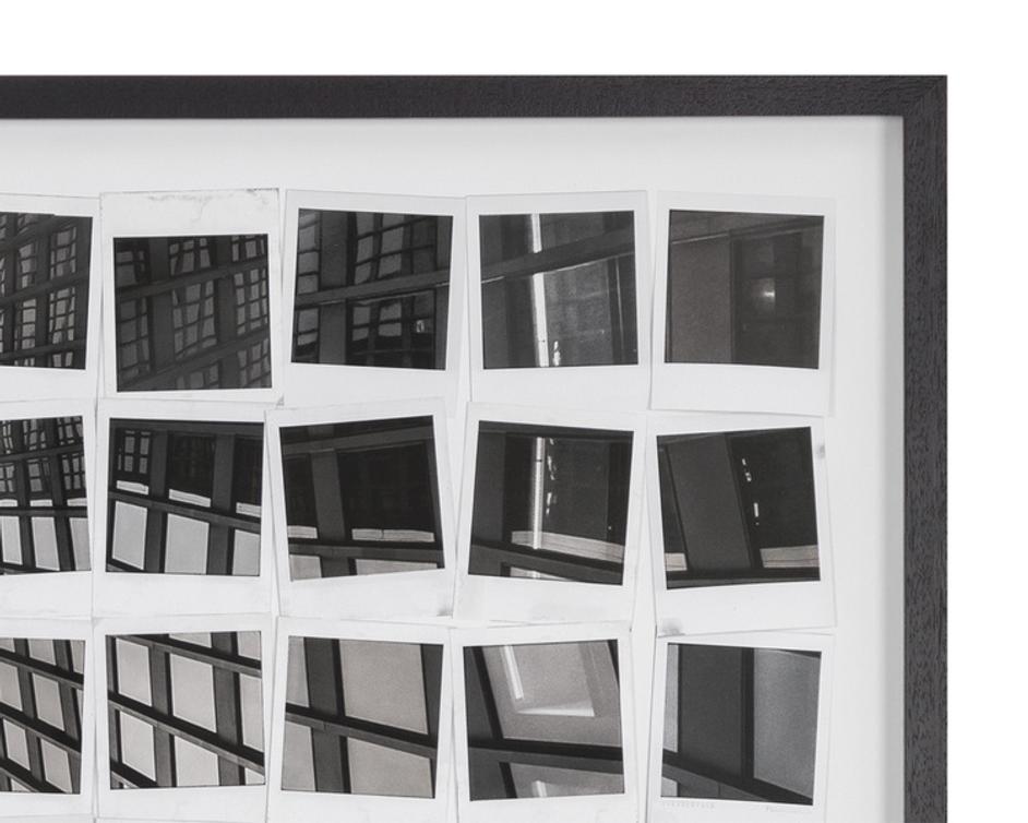 PICTURE IN POLAROIDS - 50" X 35" - BLACK FRAME by Sunpan