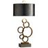 Cercles Table Lamp in Silver and Gold by Cyan Design