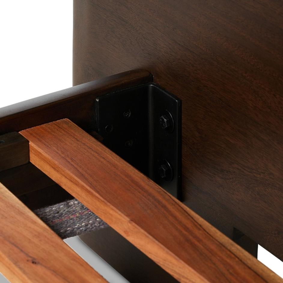 Nigel King Bed - Rustic Brown Acacia by Four Hands