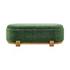 Ayleen Chenille Storage Bench, Seneca Green  by New Pacific Direct
