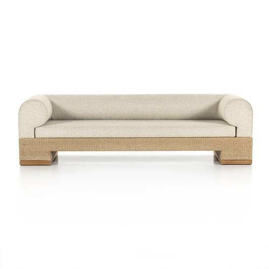 Joss Outdoor Sofa In 106" In Natural Teak by FOUR HANDS