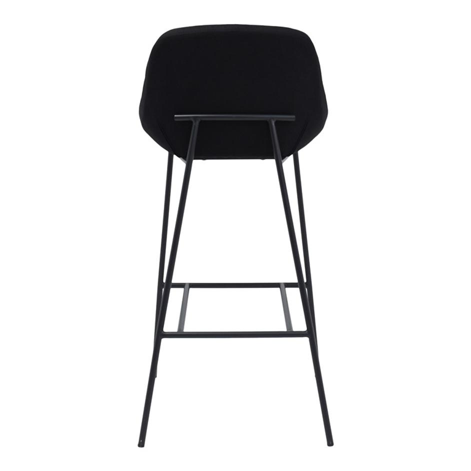 SHELBY BAR STOOL BLACK by Moes Home