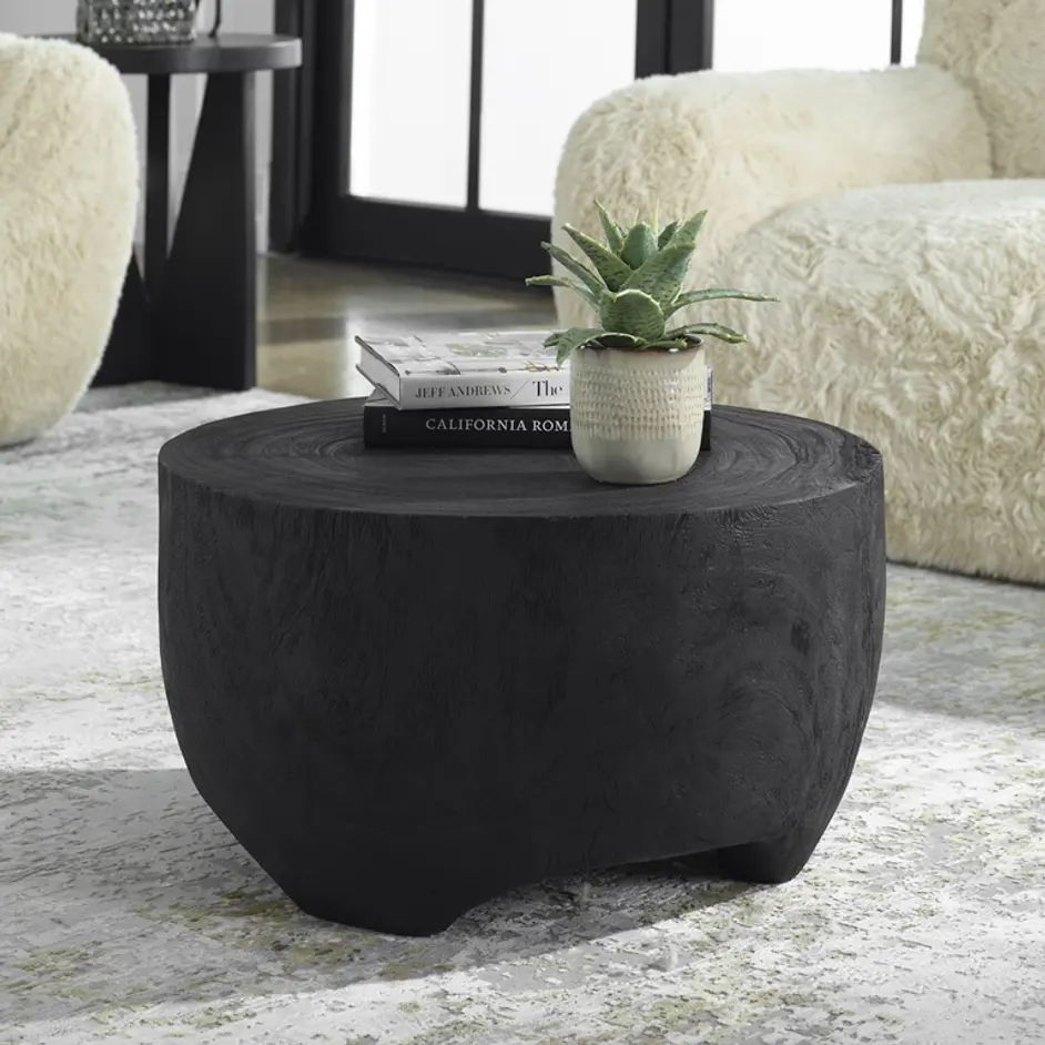Elevate Black Coffee Table by Uttermost