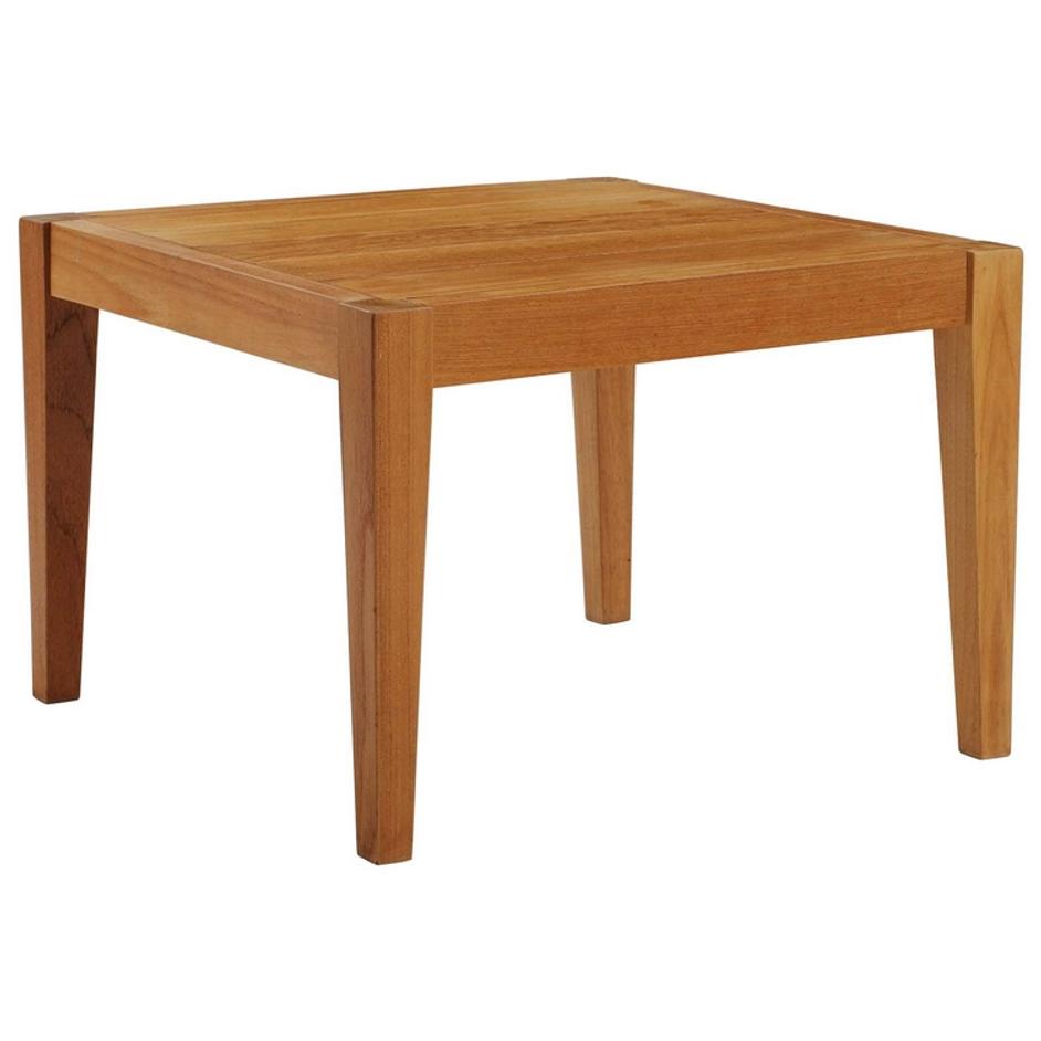Cornelia Outdoor Patio Premium Grade A Teak Wood Side Table In Natural by Modway Furniture