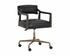 Keagan Office Chair - Cortina Black Leather by Sunpan