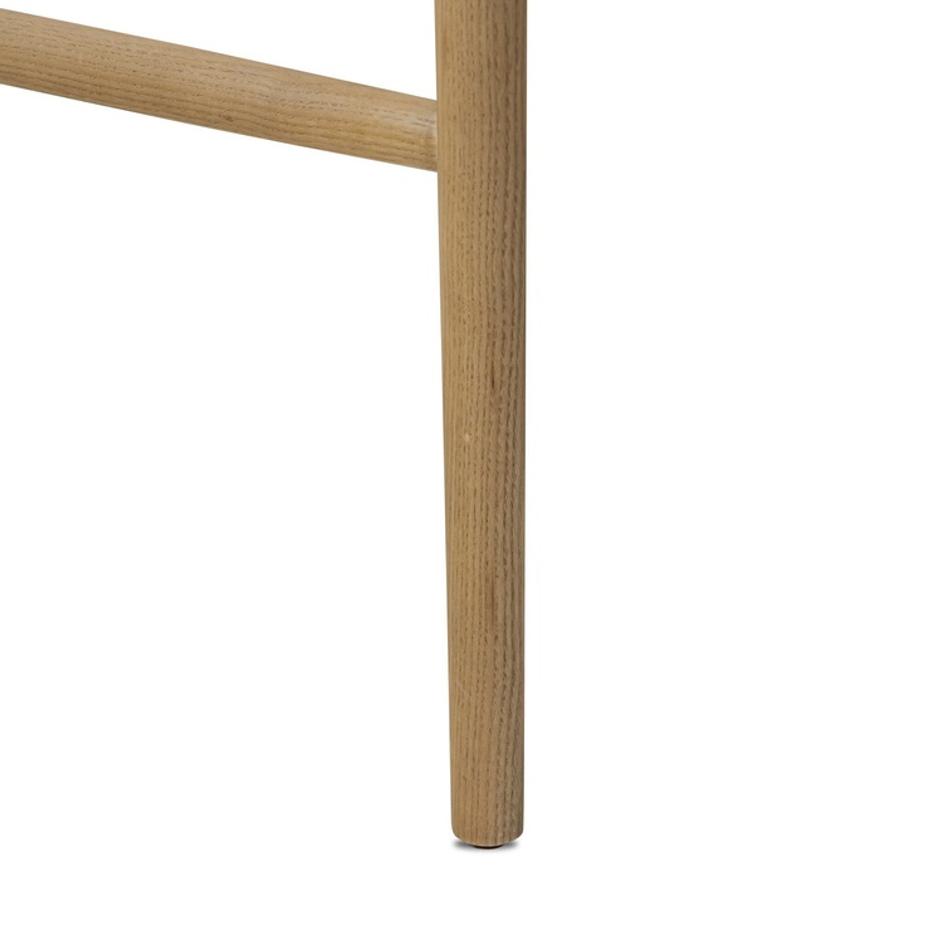 Dara Bar Stool In Toasted Ash And Natural Paper Cord by Four Hands
