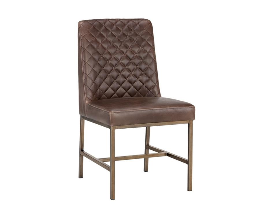 Leighland Dining Chair - Havana Dark Brown by Sunpan