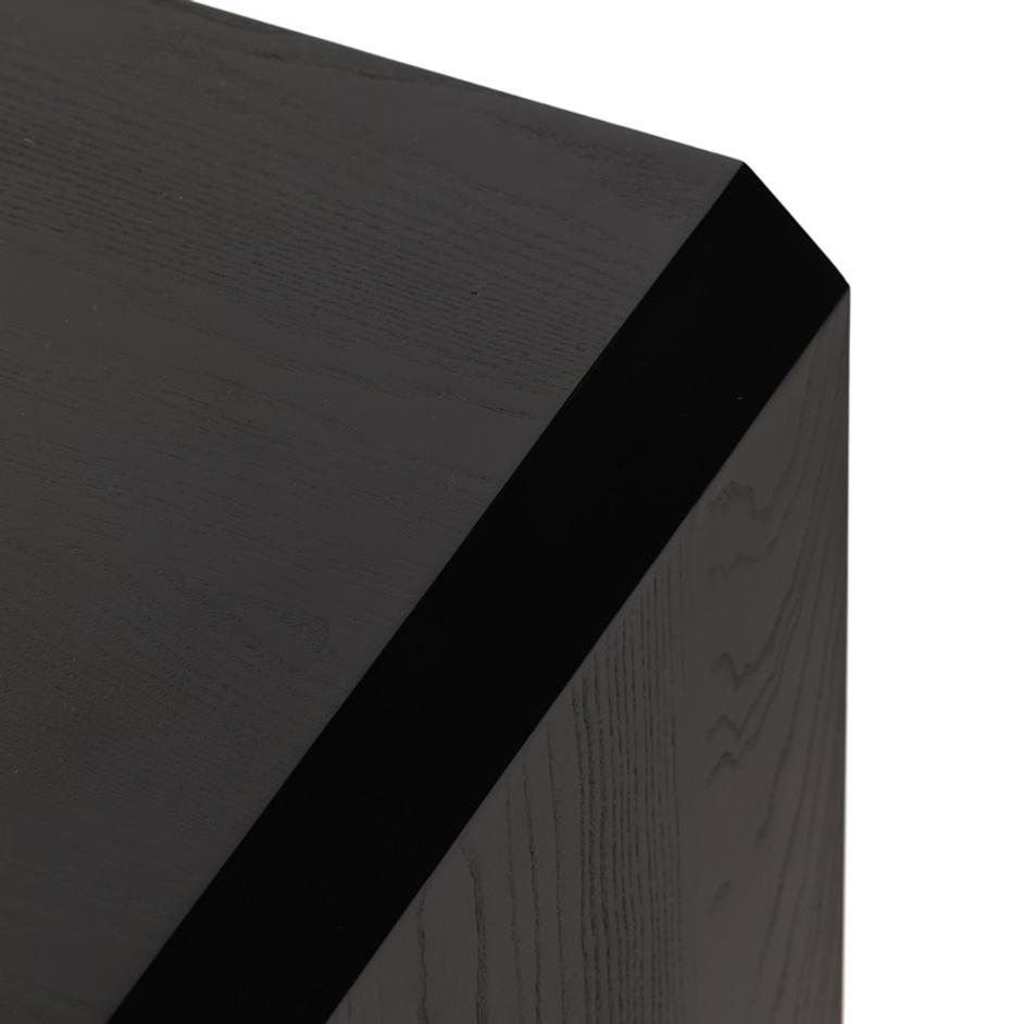Caspian Nightstand in Black Ash Veneer by FOUR HANDS