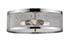 Meshsmith 3 Light Flush Mount in Chrome Finish by Z-Lite