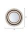 Grove Bamboo Round Braided Mirror, Gray by Jamie Young