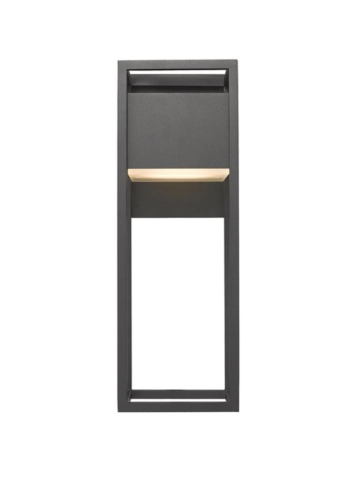 Barwick 1 Light Outdoor Wall Sconce in Black Finish by Z-Lite