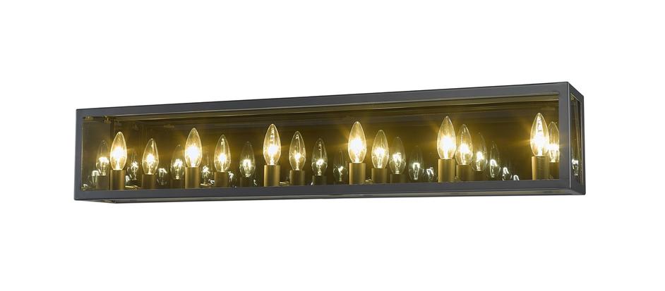 Infinity 6 Light Vanity in Misty Charcoal Finish by Z-Lite