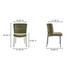 Early Dining Chair Faux Green Mohair-Set Of Two by Moes Home