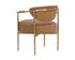 HELOISE DINING ARMCHAIR - MILLIKEN COGNAC by Sunpan