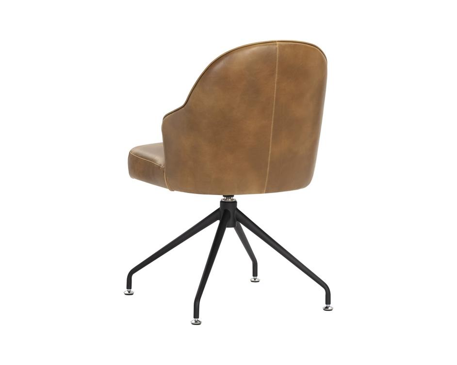 Bretta Swivel Dining Chair - Tobacco Tan by Sunpan