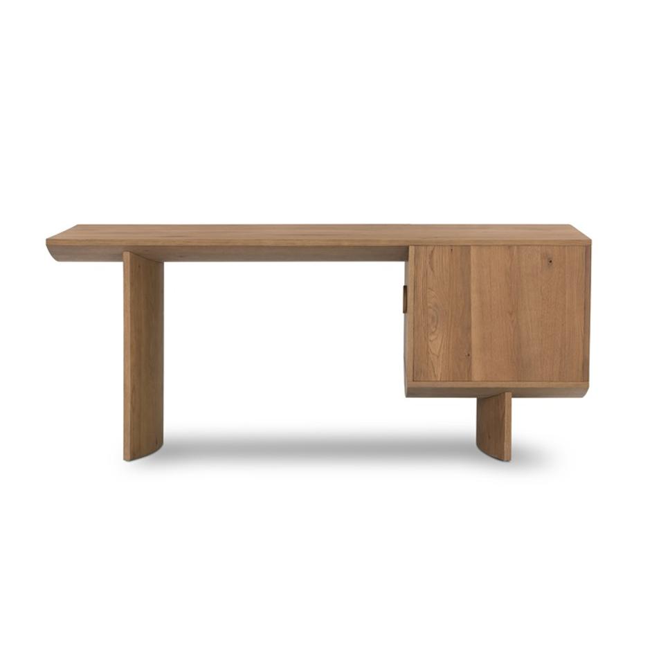 Pickford Desk In Dusted Oak Veneer by FOUR HANDS