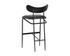 GIBBONS BARSTOOL - BLACK - BRAVO PORTABELLA by Sunpan