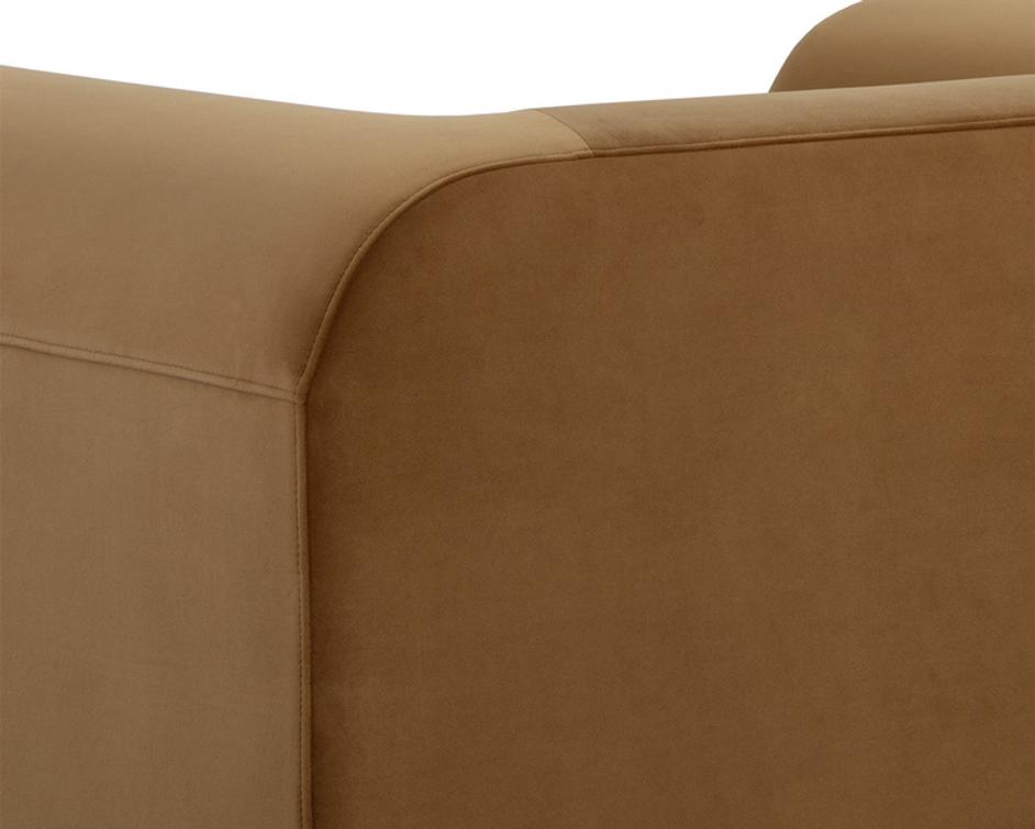 IONIC ARMCHAIR - MEG GOLD by Sunpan