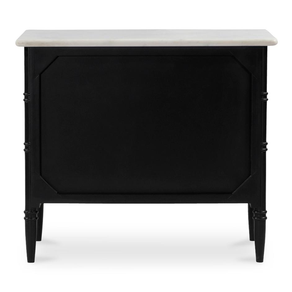 Eleanor Nightstand Black by Moes Home